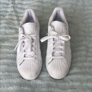 Adidas Women's Classic White Sneakers worn once in great condition.